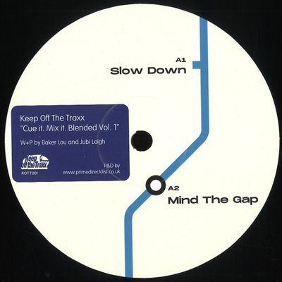 Keep off the Traxx — Cue It. Mix It. Blended Vol. 1 vinyl cover