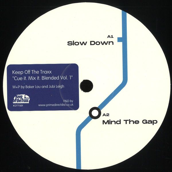 Keep off the Traxx — Cue It. Mix It. Blended Vol. 1 vinyl cover