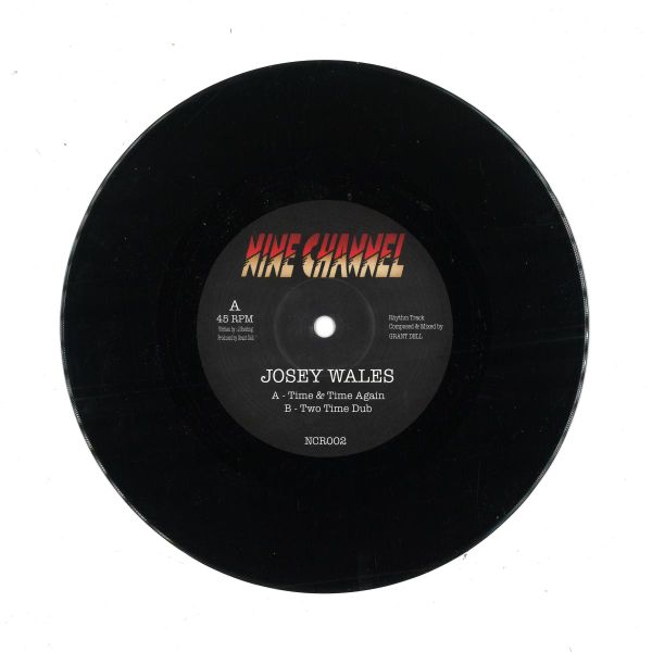 Josey Wales, Grant Dell — Time & Time Again (7") vinyl cover