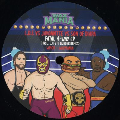 L.d.f., Javonntte, Son Of Diapa — Fatal 4-Way EP (Dj Fett Burger Remix) vinyl cover