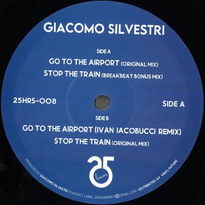 Giacomo Silvestri — 25hrs-008 vinyl cover