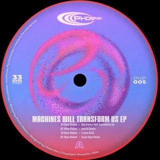 Blue Vision — Machines Will Transform Us EP vinyl cover