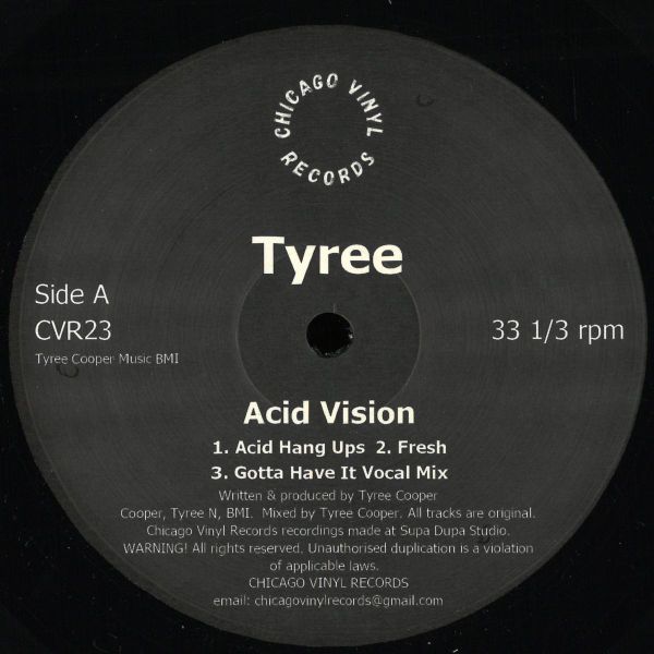 Tyree Cooper — Acid Vision vinyl cover