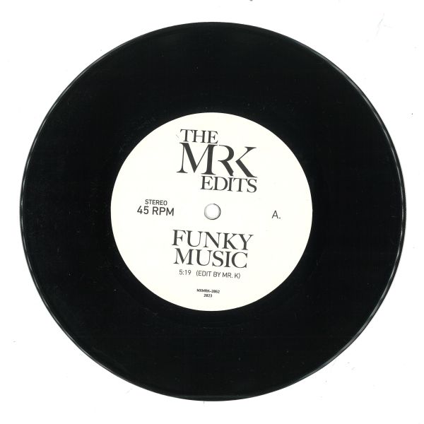 Mr. K — Funky Music / Giving Up vinyl cover
