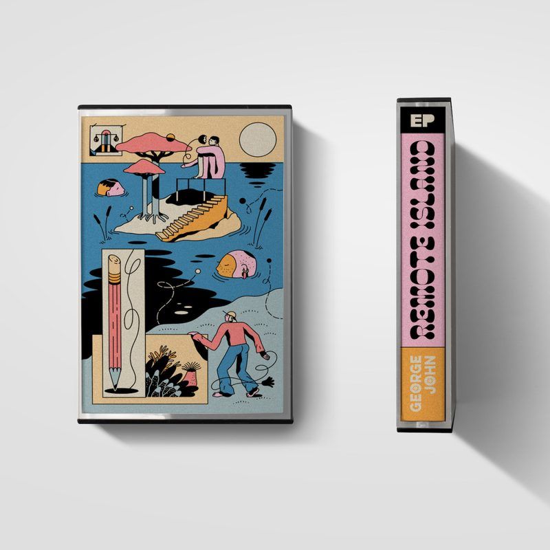 George John — Remote Island EP (TAPE) vinyl cover