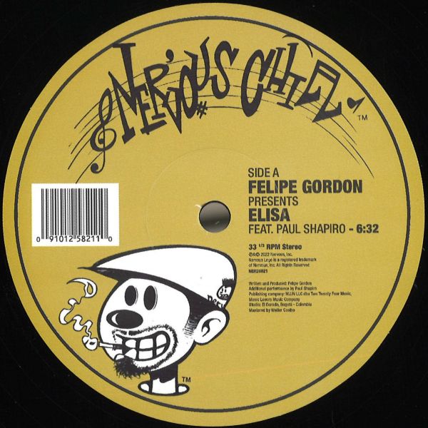 Felipe Gordon, Paul Shapiro — Elisa / Resonant Memories vinyl cover