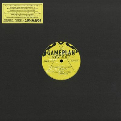Game Plan, Gene Tellem, Gabriel Rei — Offset vinyl cover