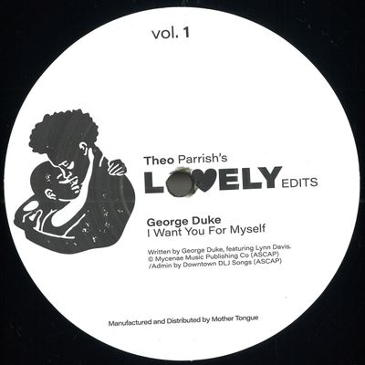 Theo Parrish — Lovely Edits Vol.1 vinyl cover
