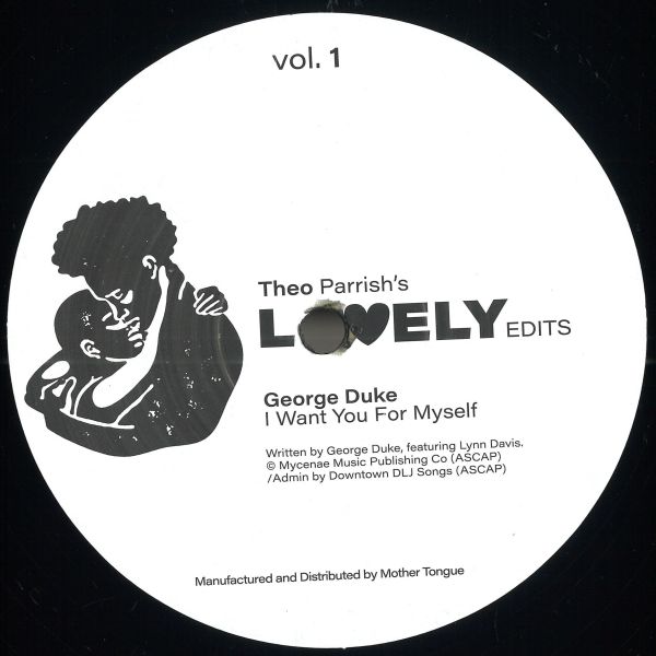 Theo Parrish — Lovely Edits Vol.1 vinyl cover