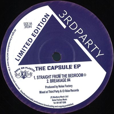 Noise Factory — The Capsule EP vinyl cover