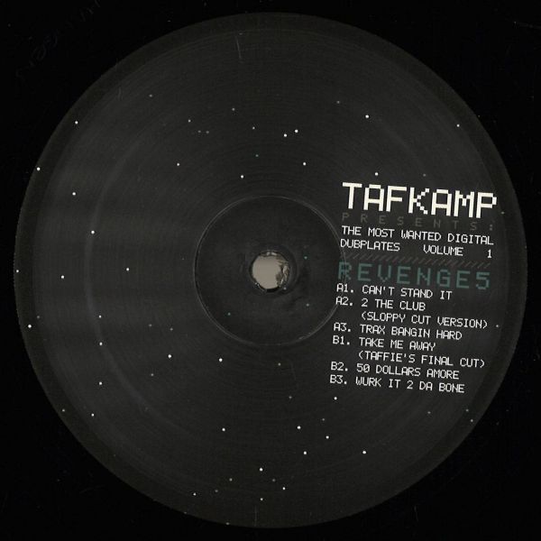 Tafkamp — Most Wanted Digital Dubplates EP vinyl cover