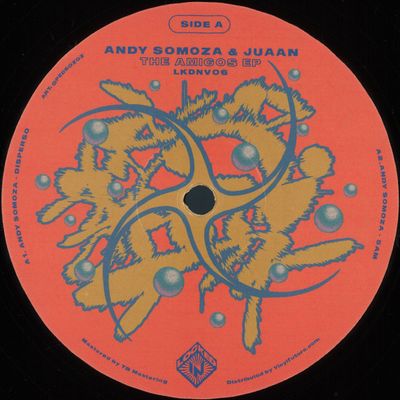 Andy Somoza, Juaan — The Amigos EP vinyl cover