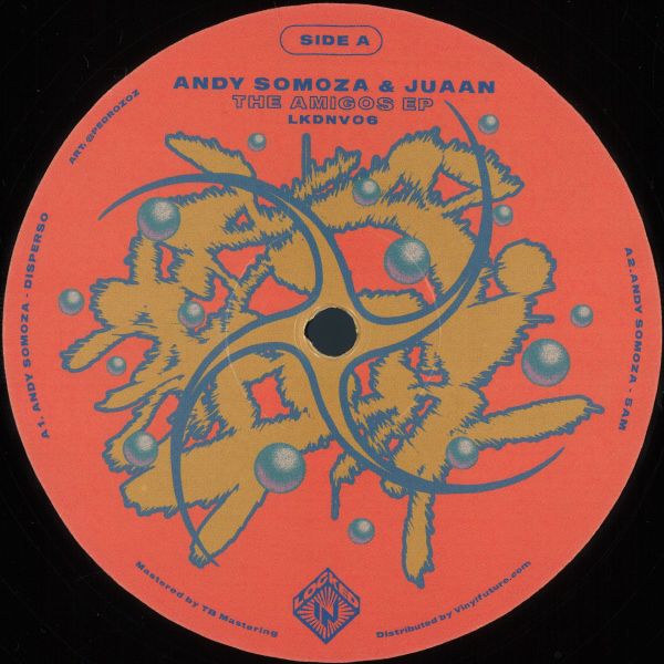 Andy Somoza, Juaan — The Amigos EP vinyl cover