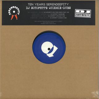 Various — Ten Years Serendeepity DJ SOTOFETT DUBS vinyl cover