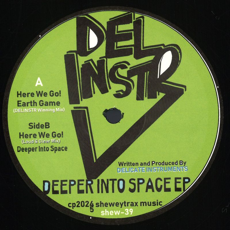 Delinstr, Delicate Instruments — Deeper Into Space EP vinyl cover