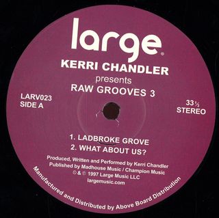 Kerri Chandler — Raw Grooves 3 vinyl cover