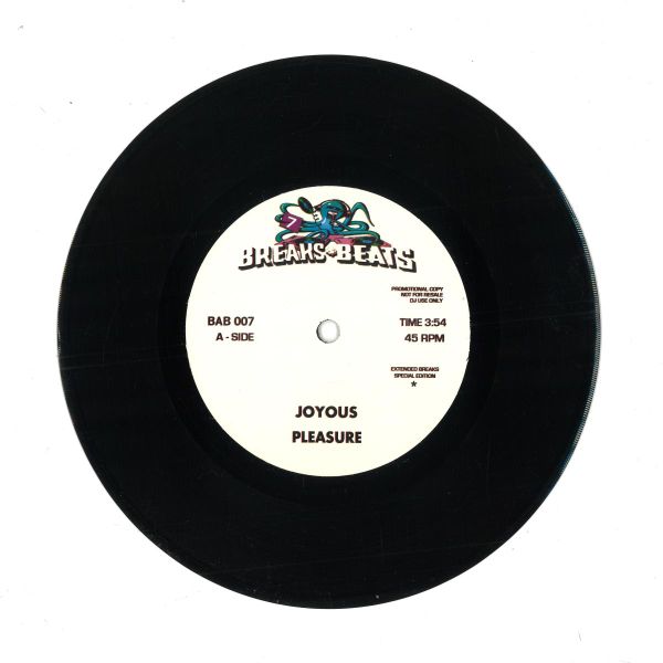 Easure, Rusty Bryant — JOYOUS / FIRE EATER (7") vinyl cover