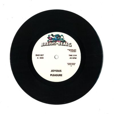Easure, Rusty Bryant — JOYOUS / FIRE EATER (7") vinyl cover