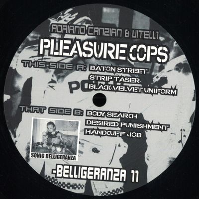 Adriano Canzian, VITELL1 — PLEASURE COPS EP vinyl cover