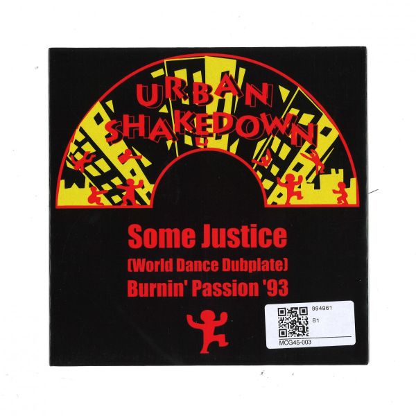 Urban Shakedown — Some Justice  / Burnin’ Passion ‘93 EP vinyl cover