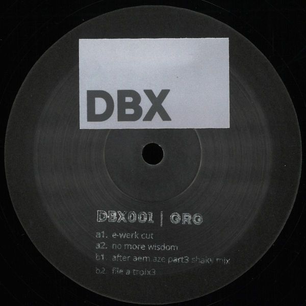 grg — DBX001 vinyl cover