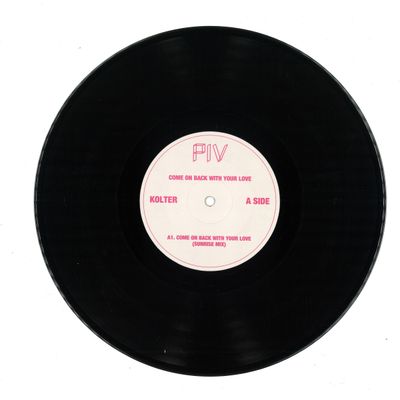 Kolter — Come On Back With Your Love vinyl cover