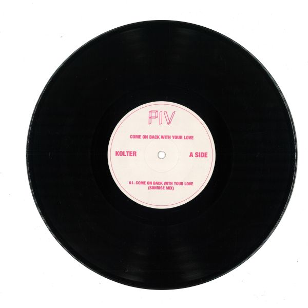 Kolter — Come On Back With Your Love vinyl cover