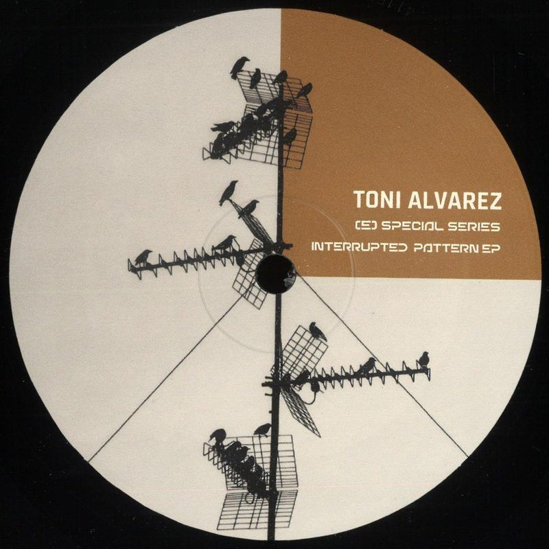 Toni Alvarez — Interrupted Pattern EP vinyl cover