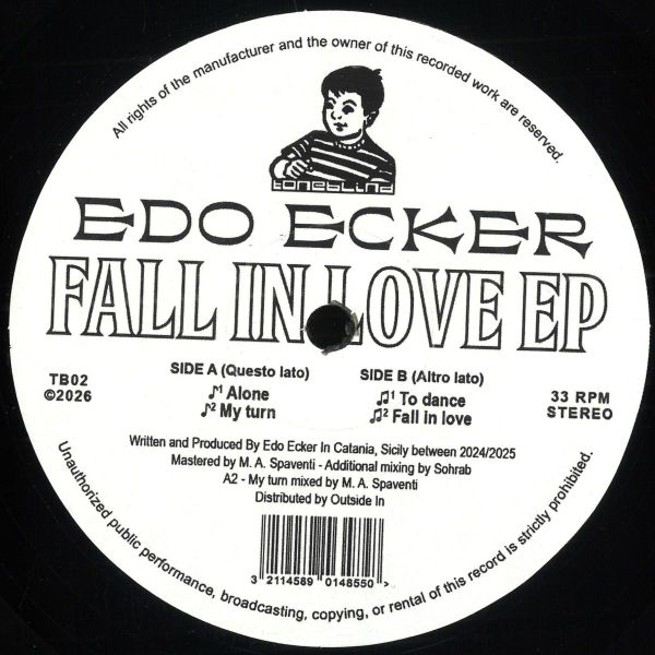 Edo Ecker — Fall In Love E.P vinyl cover