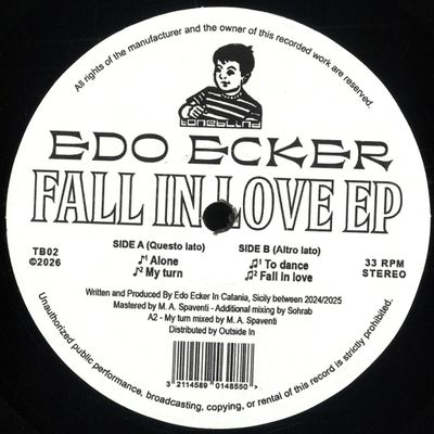 Edo Ecker — Fall In Love E.P vinyl cover