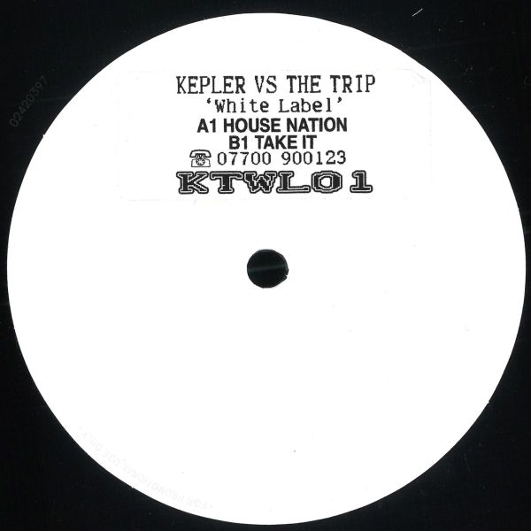 Kepler, The Trip — House Nation / Take It vinyl cover