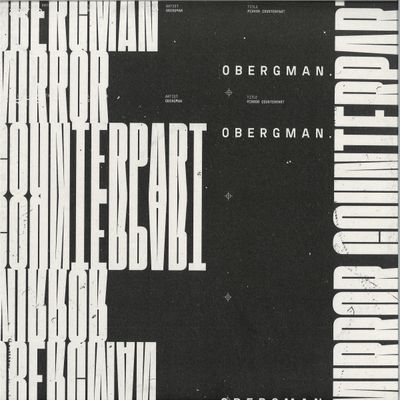 Obergman — Mirror Counterpart LP 2x12" vinyl cover