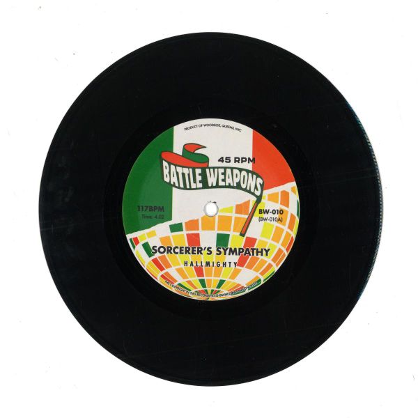 Battle Weapons Vol 10 — Sorcerers Sympathy / I can’t stop (7") vinyl cover