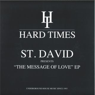 St. David — Message Of Love EP vinyl cover