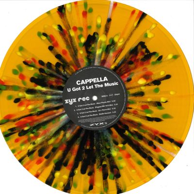 Cappella — U GOT 2 LET THE MUSIC EP vinyl cover