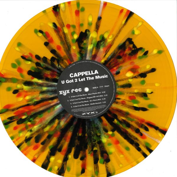 Cappella — U GOT 2 LET THE MUSIC EP vinyl cover