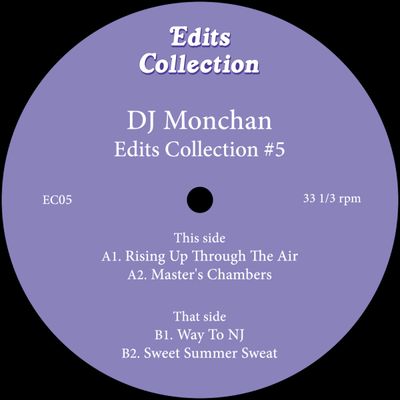 Dj Monchan — Edits Collection 5 vinyl cover