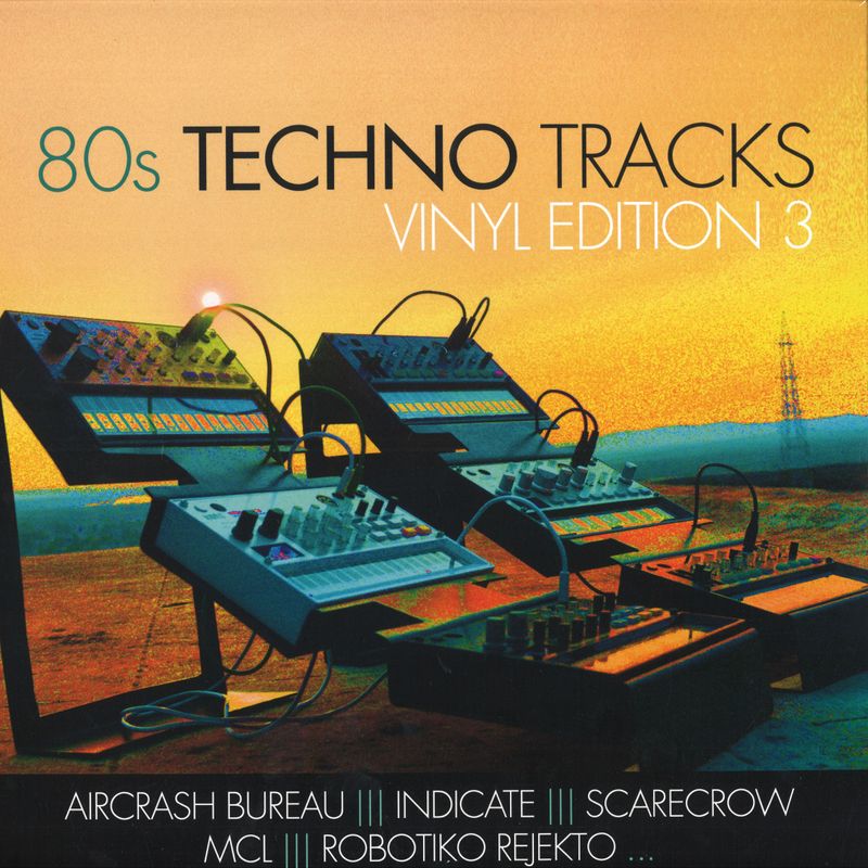 Various — 80s Techno Tracks - Vinyl Edition 3 LP vinyl cover