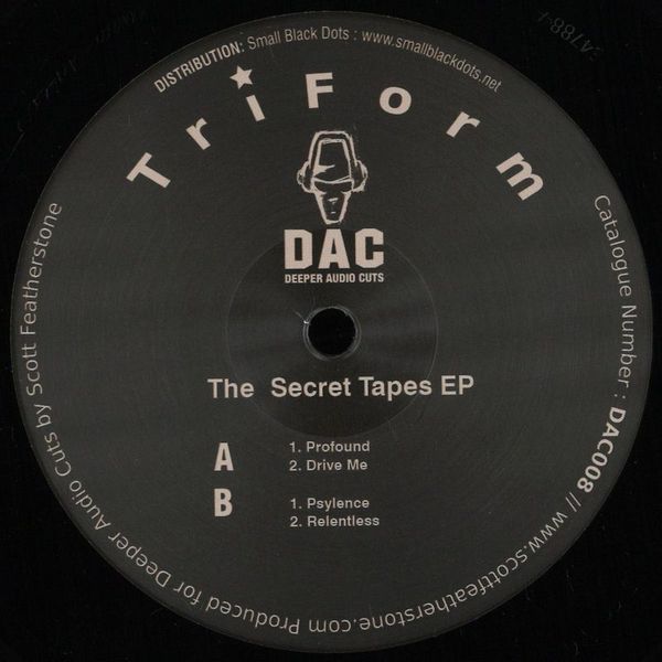 Triform — The Secret Tapes EP vinyl cover