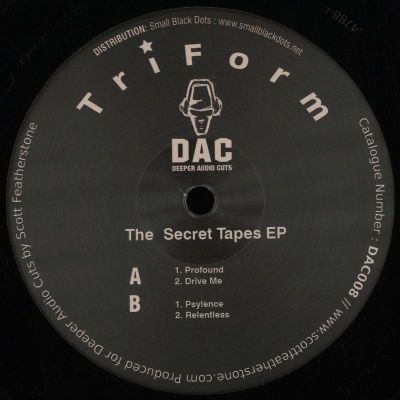 Triform — The Secret Tapes EP vinyl cover