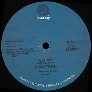 Cybotron — Clear vinyl cover