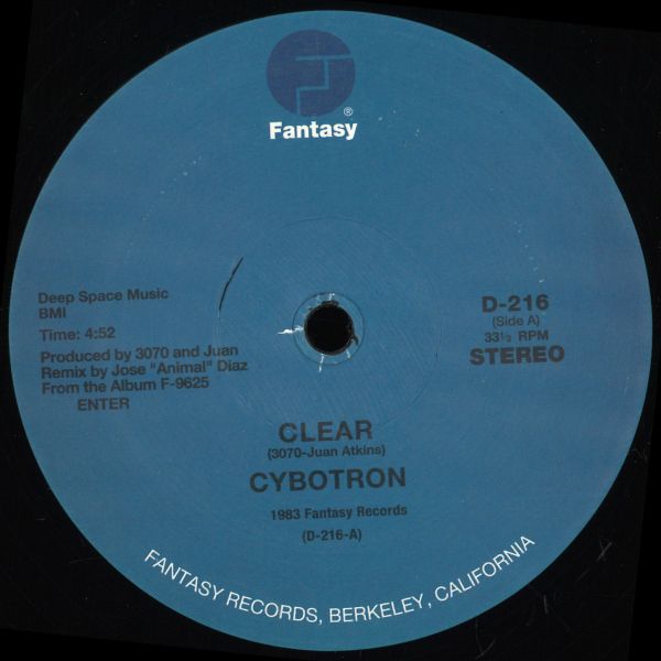 Cybotron — Clear vinyl cover