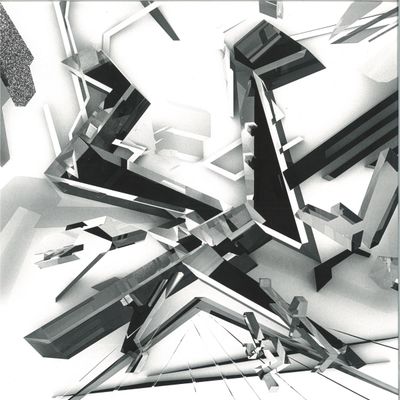 Slikback — Attrition LP vinyl cover