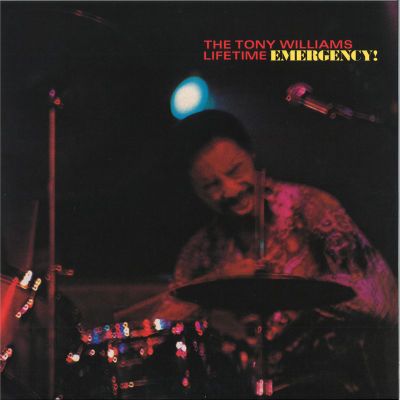 The Tony Williams Lifetime — Emergency! LP vinyl cover