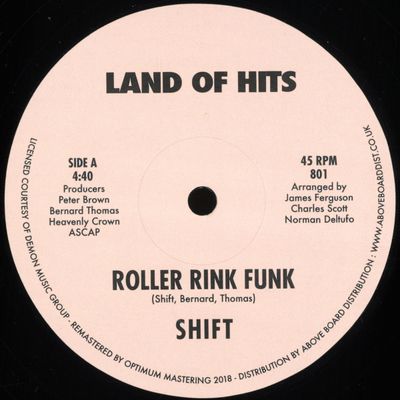 Shift — Rolle Rink funk vinyl cover