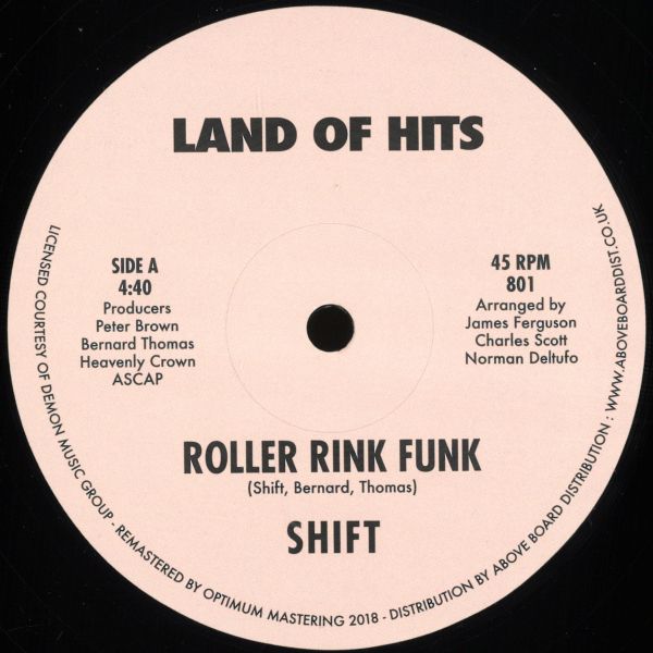 Shift — Rolle Rink funk vinyl cover