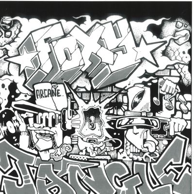 Arcane — Concrete Jungle / Wheel Up vinyl cover