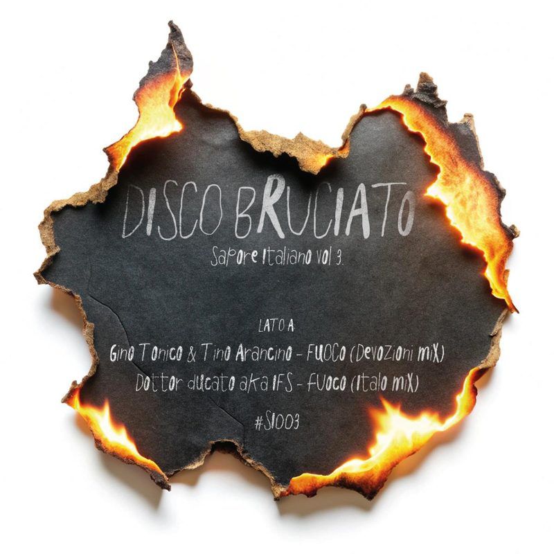 Various — DISCO BRUCIATO EP vinyl cover