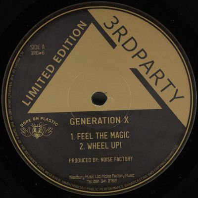 Noise Factory — Generation X vinyl cover