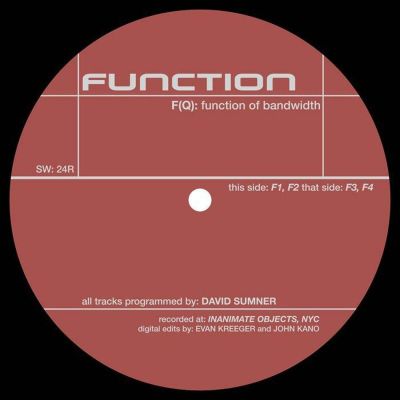 Function — F(Q): Function Of Bandwidth vinyl cover
